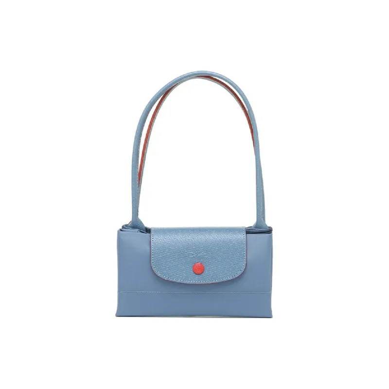 LONGCHAMP Le Pliage Club Fabric Dumpling Bag Handbag, Shoulder Bag Women's Blue-4