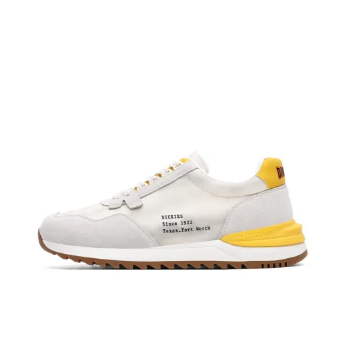 Dickies Casual Shoes Men Low-Top Gray Yellow