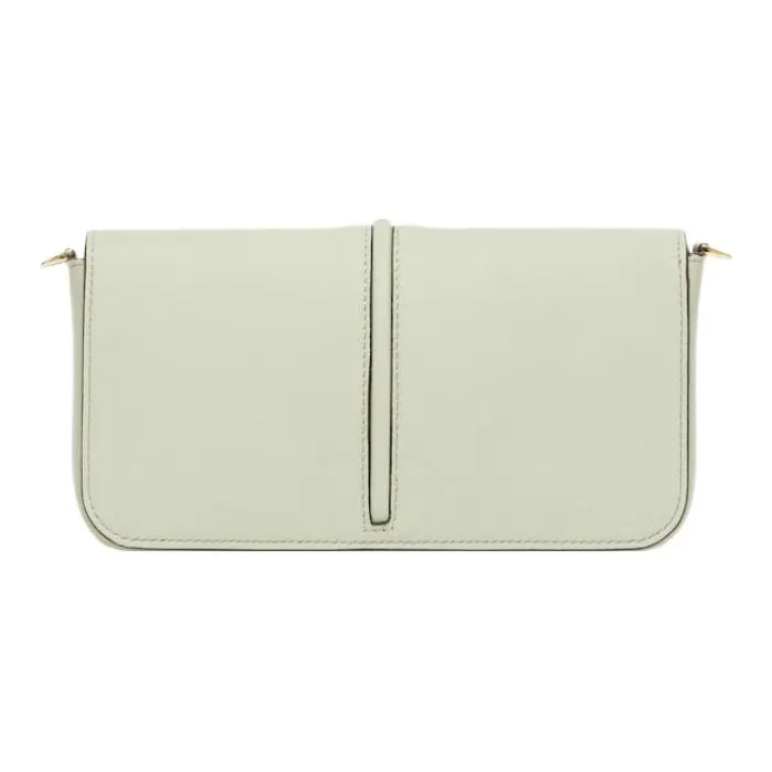 FENDI Fendigraphy Leather Wallet Regular Women's Green-3
