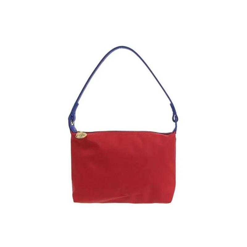 LONGCHAMP Le Pliage Re play Canvas Bag Shoulder Bag Handbag Shoulder Bag Women's Red & Dark Red-0