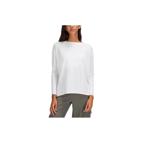 Lululemon Back In Action T-Shirts Women's White