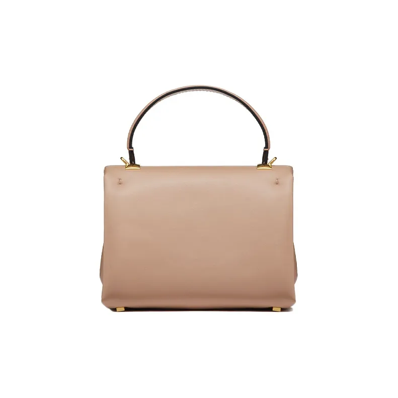 Valentino One Stud Napa Lambskin Shoulder Bag Crossbody Bag Handbag Mini Women's Cinnamon Pink-3