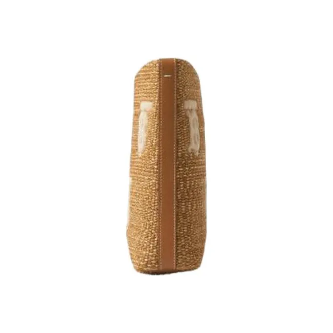 Burberry Raffia Clutch Women's Natural/Beige-1