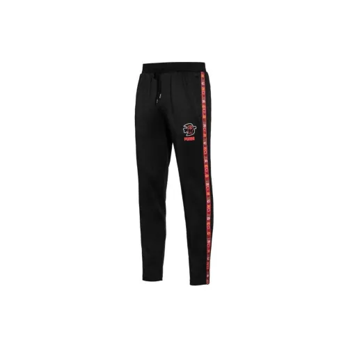 PUMA T7 Knitted Sports Pants Men's Black