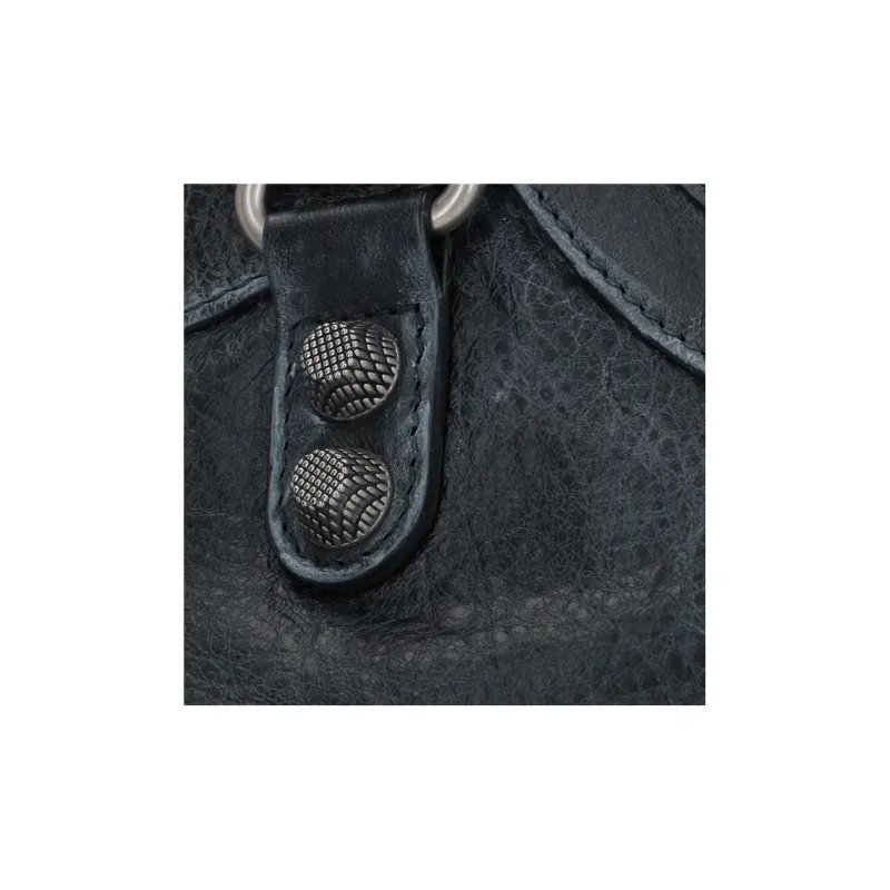 Balenciaga Neo Cagole City Lambskin Handbag Shoulder Bag Regular Women's Washed Black-3