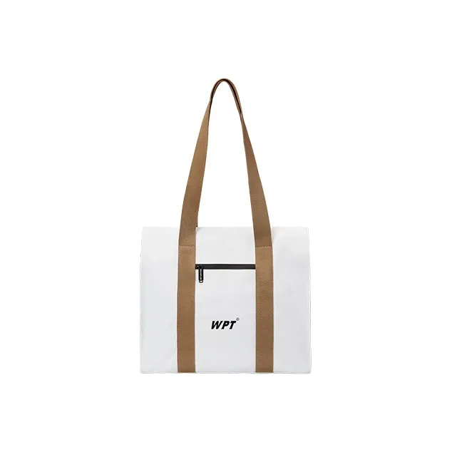 WPT PU Nylon One Shoulder Portable Tote Large Size Women's Multicolor-4
