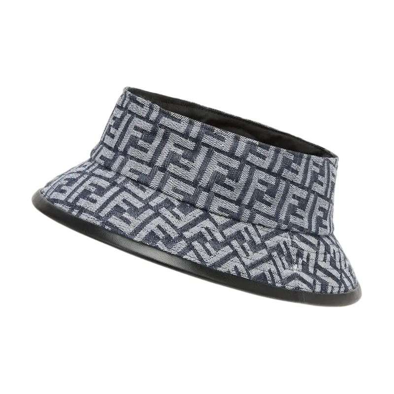 FENDI Sun Protection Hats Unisex Blue-0