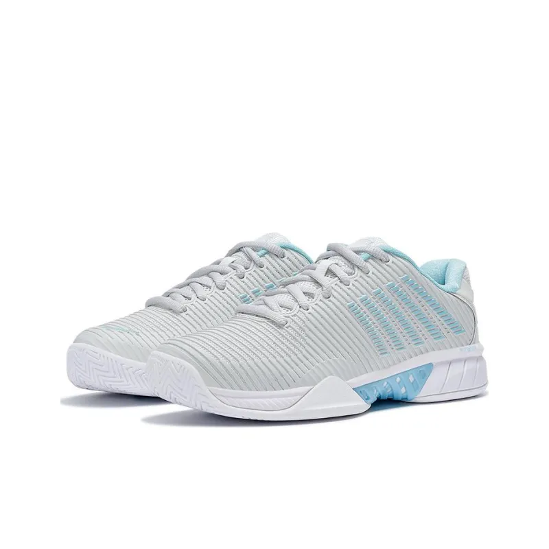 KSWISS Shock Absorbers With Slip Resistant Features Low Top Tennis Shoes Women's Gray Blue-2
