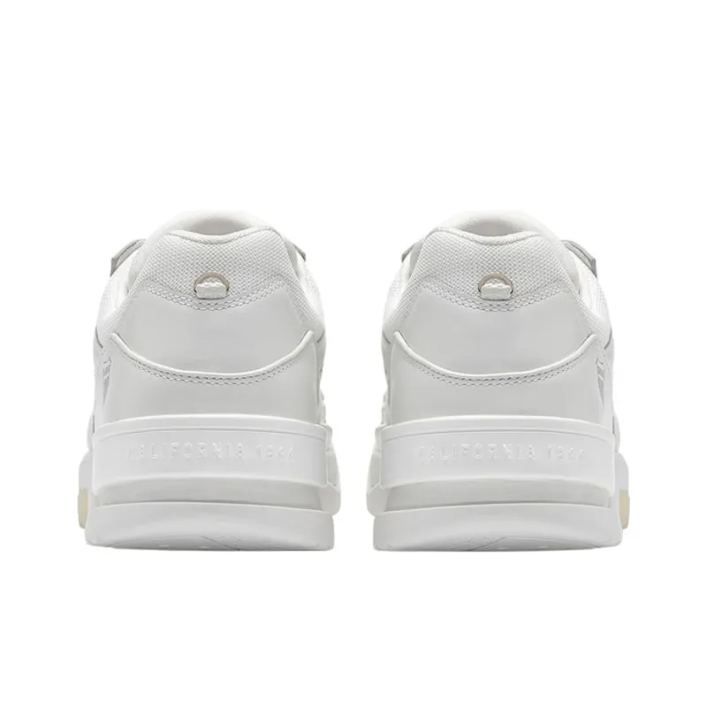 KSWISS Kraft Slip Resistant Shock Absorbers Low Top Skateboard Shoes Women's White-4