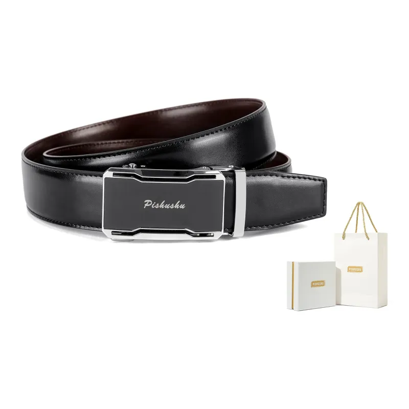 PISHUSHU Leather Belts Men-8
