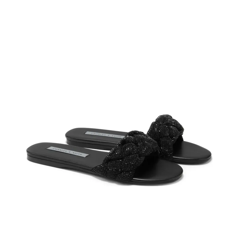 CHARLES&KEITH Composite Sole Slide Slippers Women's-4