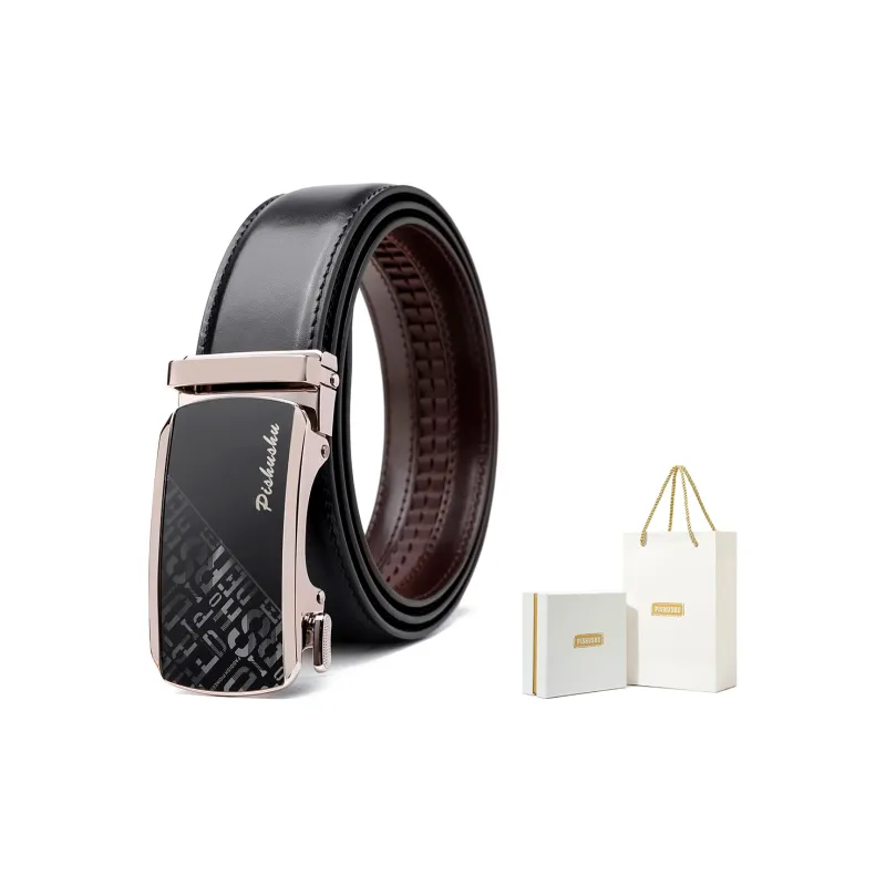 PISHUSHU Leather Belts Men-2