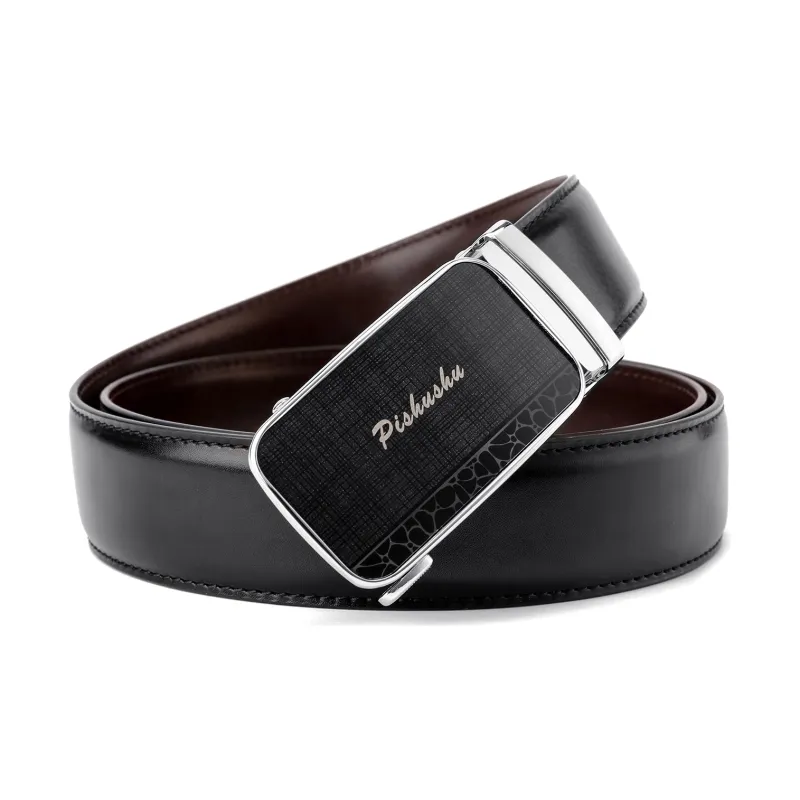 PISHUSHU Leather Belts Men-7
