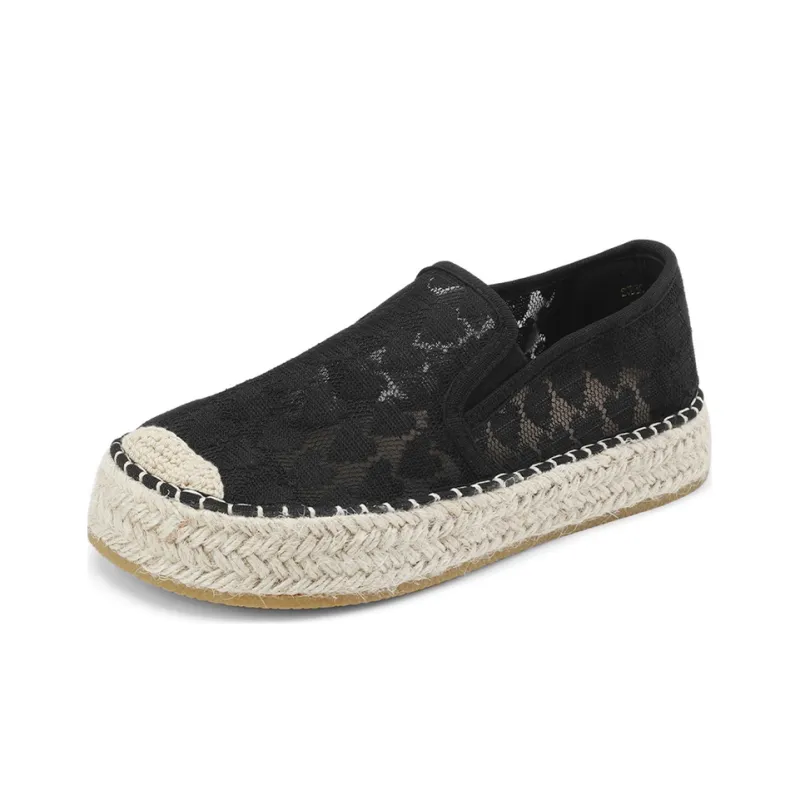 Rosa Bianca Women's Casual Shoes Women's Low Top Black/Apricot-1