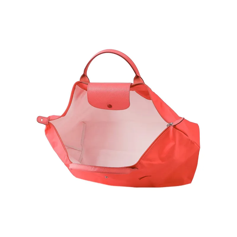LONGCHAMP Le Pliage Club Dumpling Bag Travel Bag Handbag Large Size Women's Red-3