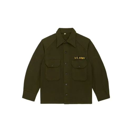 Alpha Industries Shirts Men Army Green