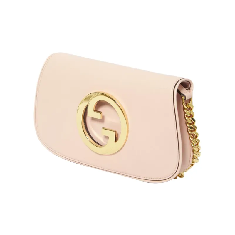 GUCCI Blondie Leather Chain Shoulder Bag Shoulder Bag Crossbody Bag Women's Pink-1