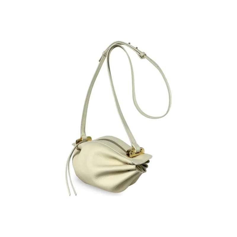 BONASTRE Cow Leather Shoulder Bag Crossbody Bag Women's Cream-1
