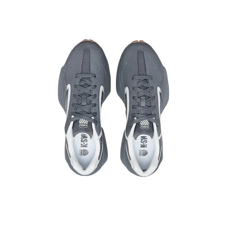 KSWISS Bristol Geneva Shock Absorbers With Slip Resistant Features Low Top Casual Shoes Men's Gray-3