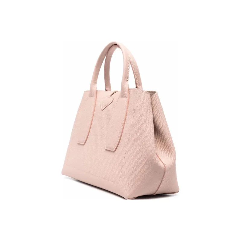 LONGCHAMP Roseau Cow Leather Crossbody Bags Handbags Medium Size Women's Soft Pink-1
