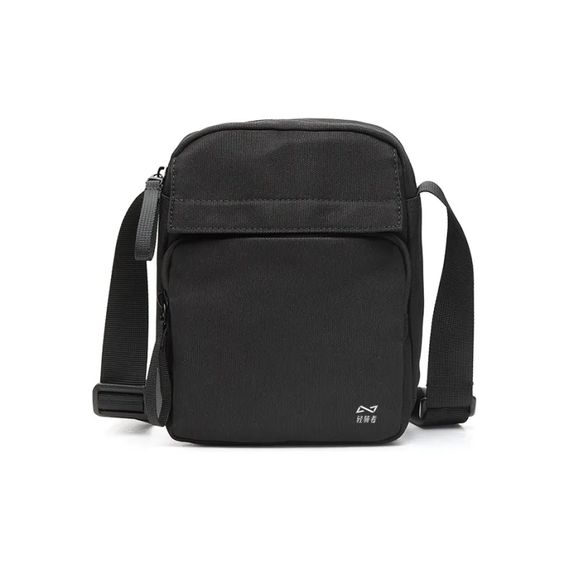 QING QI ZHE Fabric Crossbody Bag Regular Unisex Black-1