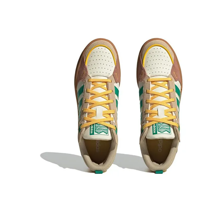 Adidas Neo 100DB 'Yellow Green Brown'-4