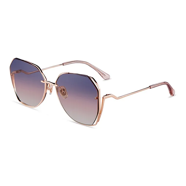 HELEN KELLER Irregular Shape Sunglasses Women's-4