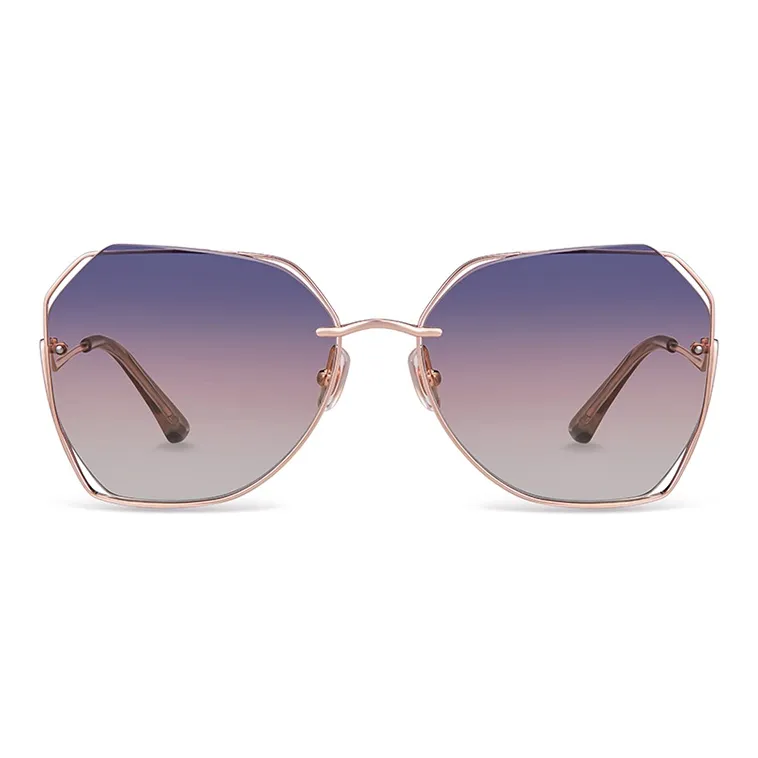 HELEN KELLER Irregular Shape Sunglasses Women's-5