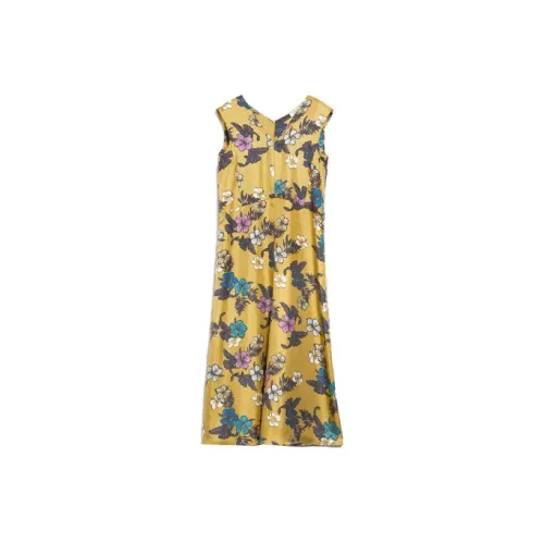 'S MAX MARA Sleeveless Dresses Women's Yellow