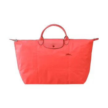 LONGCHAMP Le Pliage Club Dumpling Bag Travel Bag Handbag Large Size Women's Red