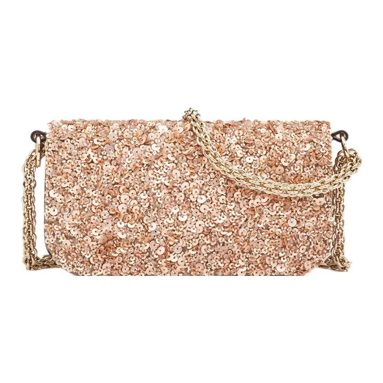 Valentino VLogo Sequin Embellished Mini Shoulder Bag-4