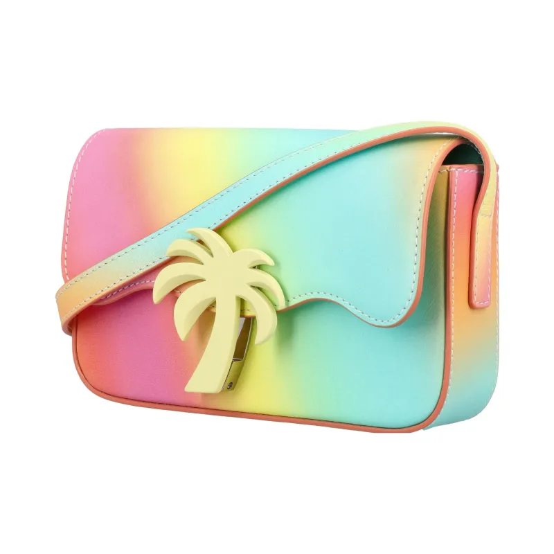 PALM ANGELS Leather Shoulder Bag Crossbody Bag Women's Multicolor-2