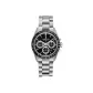 Black Dial Silver Steel Strap
