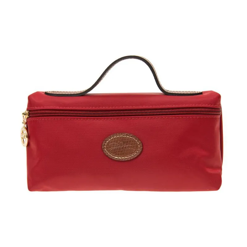 LONGCHAMP Le Pliage Canvas Makeup Bags Handbags Mini Women's Red-0