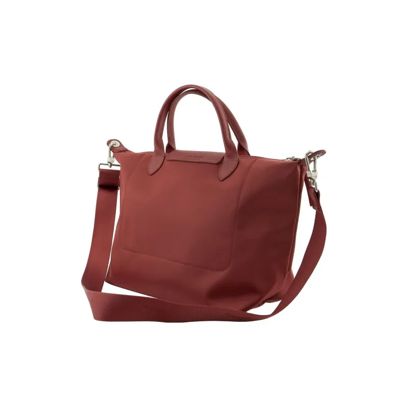 LONGCHAMP Le Pliage Néo Fabric Dumpling Bag Laptop Bag Crossbody One Shoulder Handbag Large Size Women's Red-1