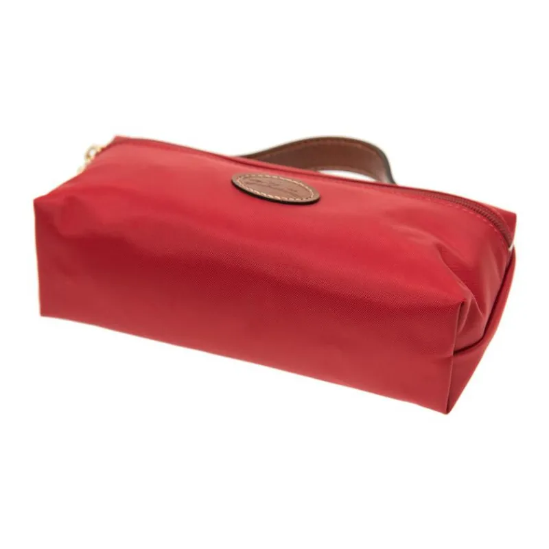 LONGCHAMP Le Pliage Canvas Makeup Bags Handbags Mini Women's Red-3