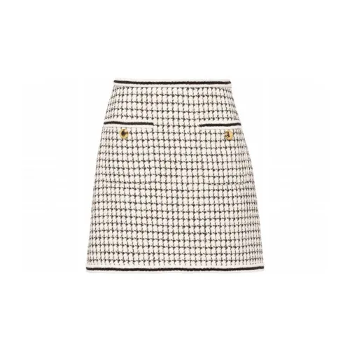 MIU MIU Casual Short Skirts Women's White