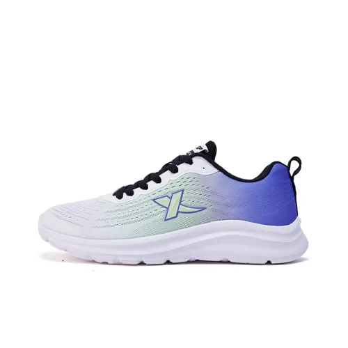 XTEP Running Shoes Men Low-Top Sail White/Ultraviolet/Jelly Green