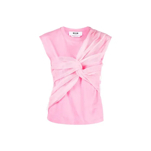 MSGM Tank Tops Women's Pink