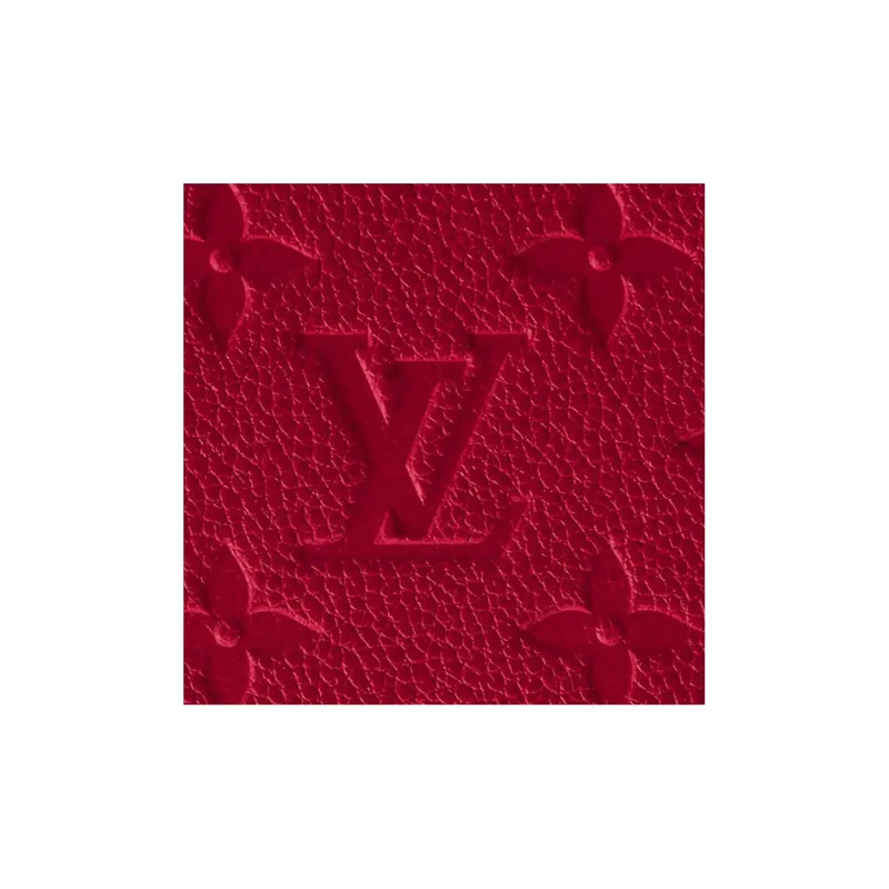 LOUIS VUITTON Félicie Pochette Without Accessories Monogram Empreinte Scarlet Red-5