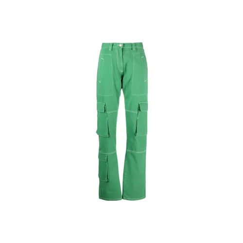 MSGM Casual Pants Women's Emerald Green