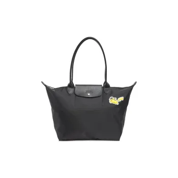 LONGCHAMP X Fantastic Beasts Canvas Bag Shoulder Bags Women's Black