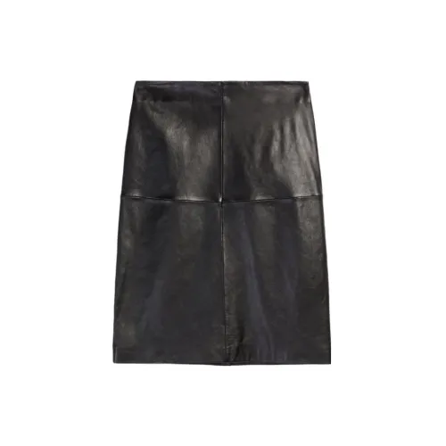 SportMax Casual Long Skirts Women's Black