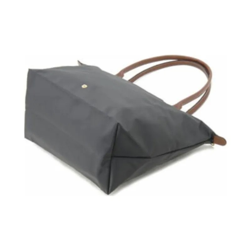 LONGCHAMP Le Pliage Fabric Dumpling Bag, Tote Bag, Shopping Bag, Shoulder Bag, Handbag Tubas Women's Metallic Gray-1