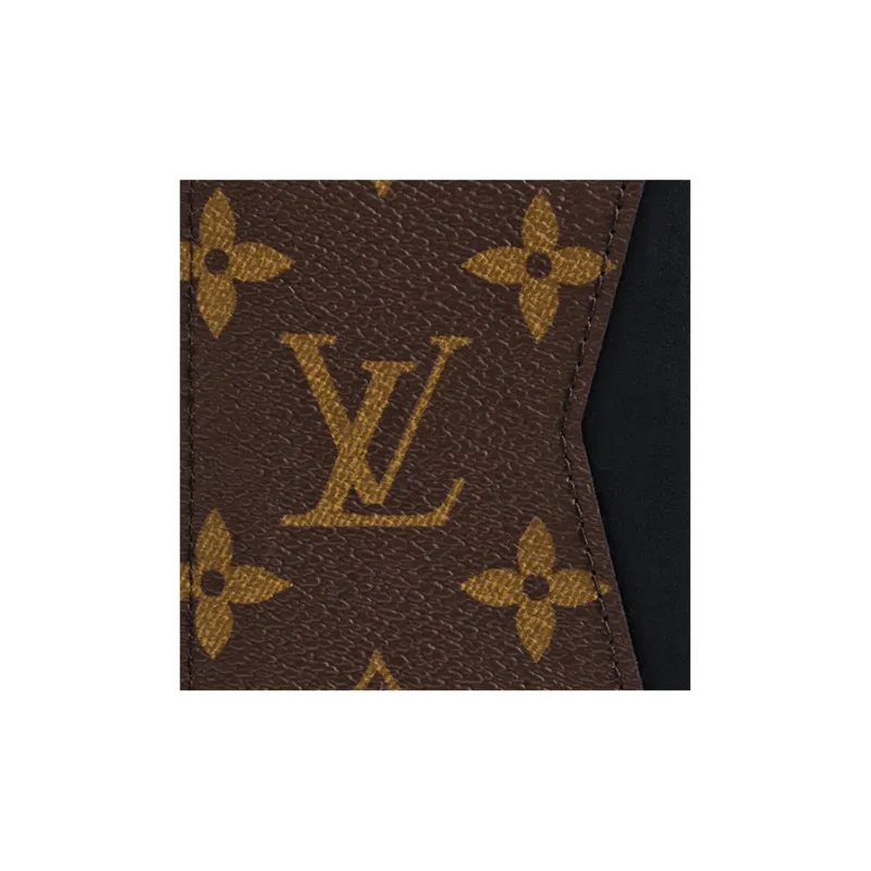 LOUIS VUITTON Canvas Wallet Men's Brown-4