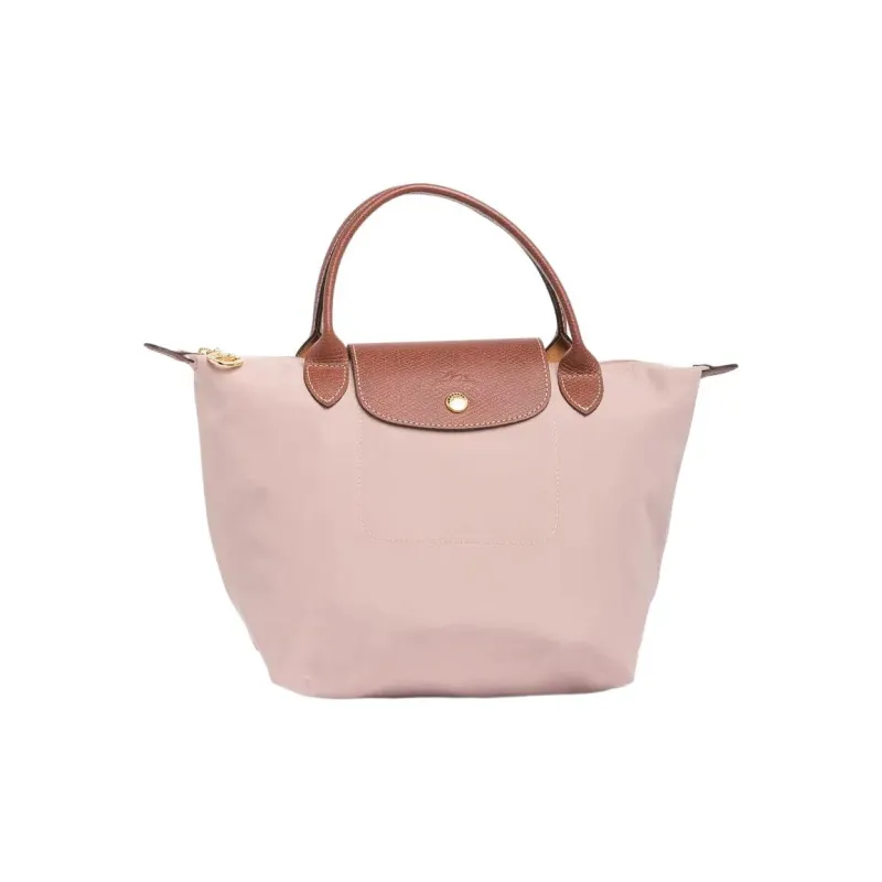 LONGCHAMP Le Pliage Nylon Fabric Dumpling Bag Handbags Small Size Women's Cherry Blossom Pink-0