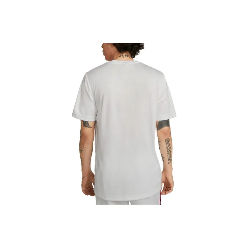 Nike T-Shirts Men White Pink-1