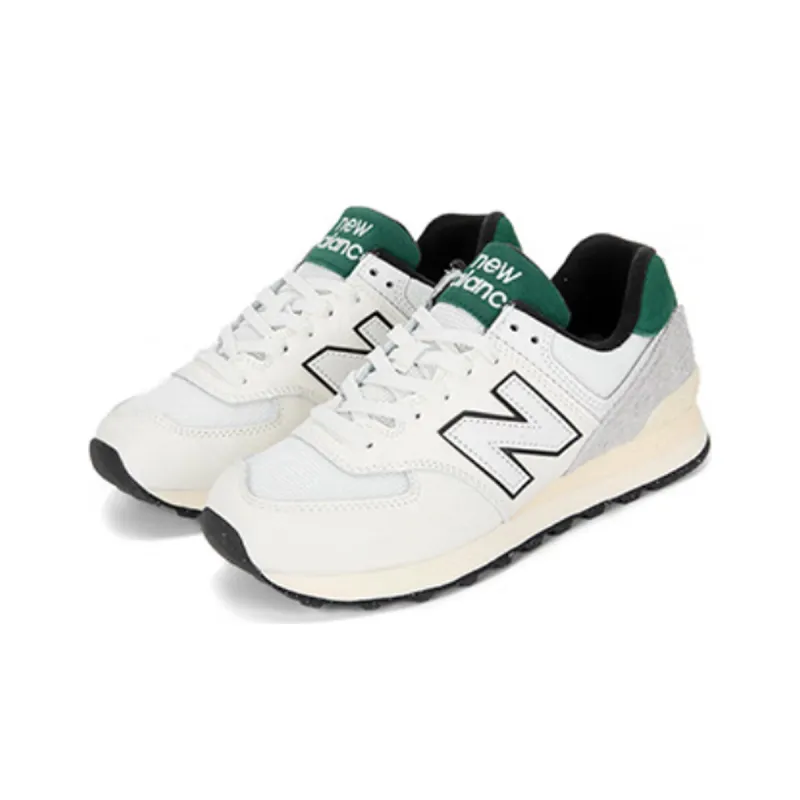 New Balance 574 White Green-2