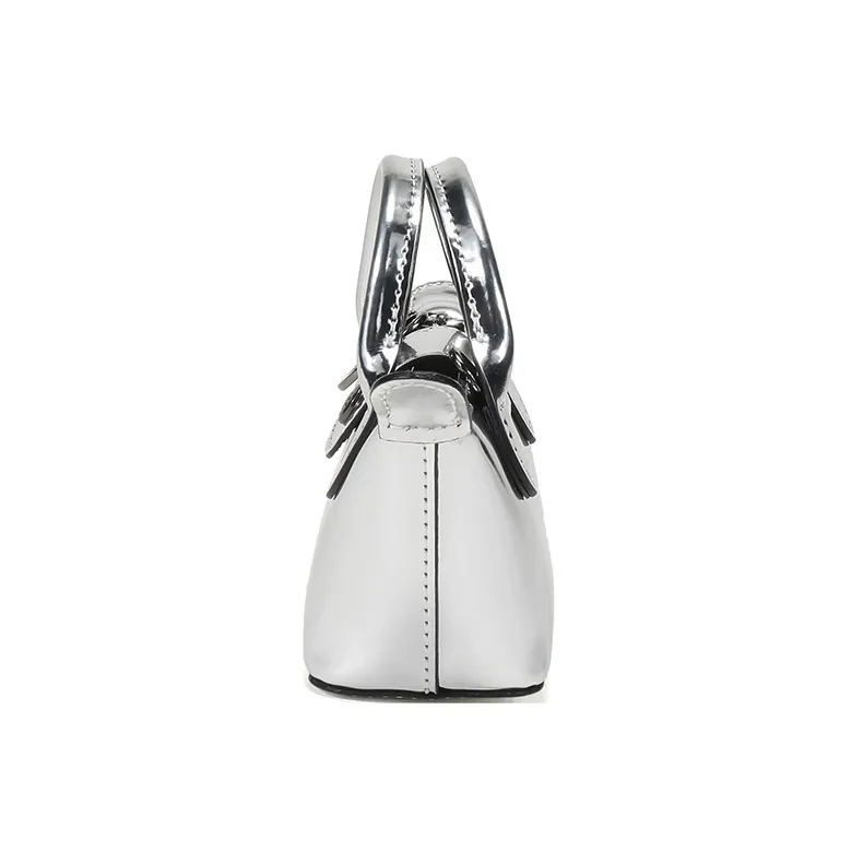 LONGCHAMP Le Pliage Canvas Dumpling Bag, Handbag, Crossbody Bag, Coin Purse, Shoulder Bag Women's Silver-2