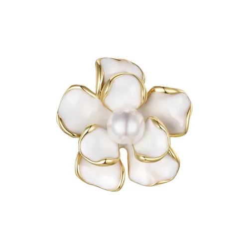 JAY Brooches Women's White